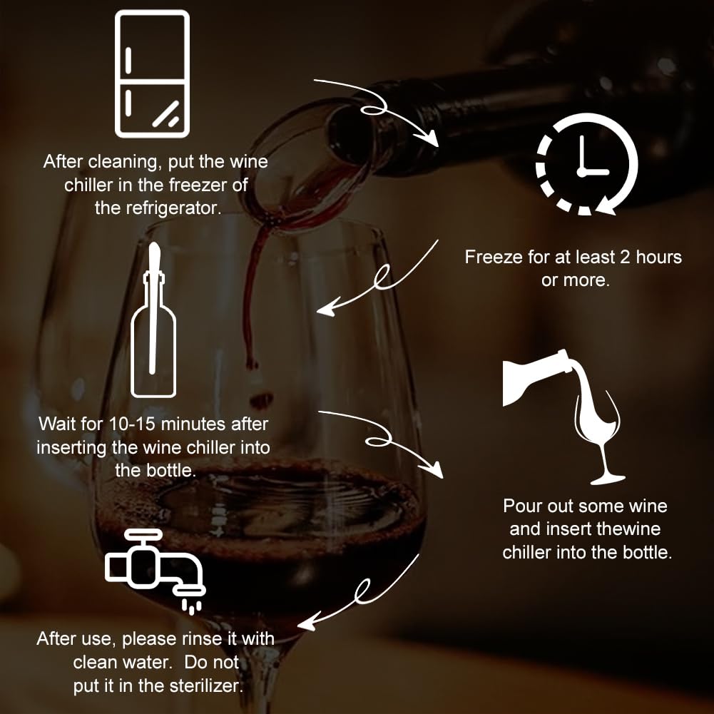 WineChill Pro™ Instantly Perfect Wine - Chilled, Smooth & Fresh for Hours